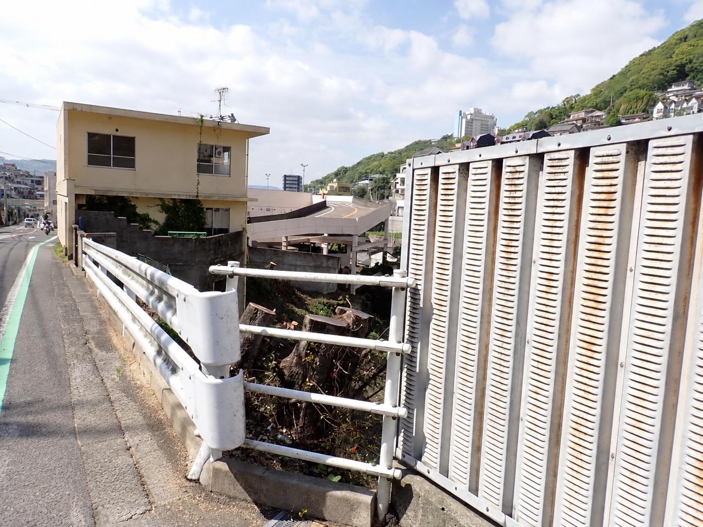 商業施設 伐採 完了の写真