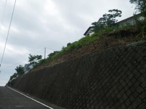 緑地帯 伐採 完了の写真
